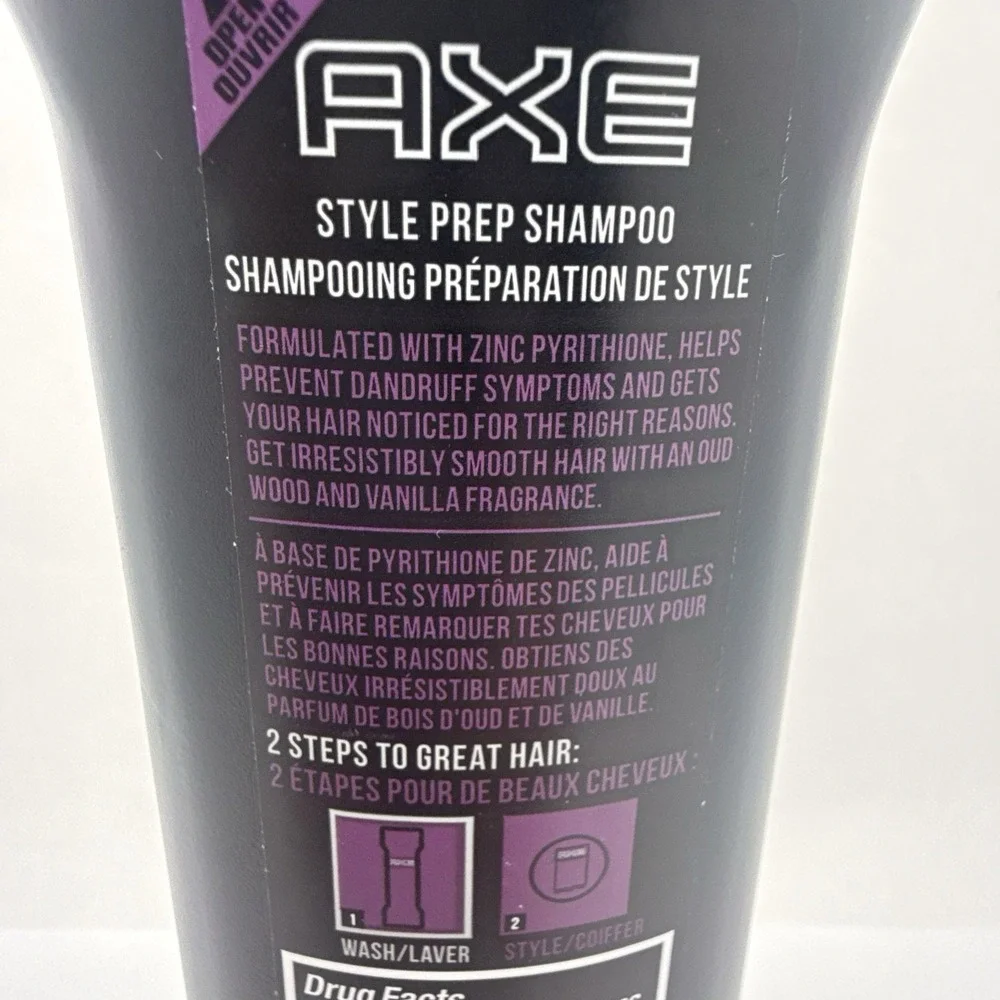 AXE Daily Dandruff Defense Shampoo Oud Wood & Vanilla 12 OZ NEW Discontinued HTF